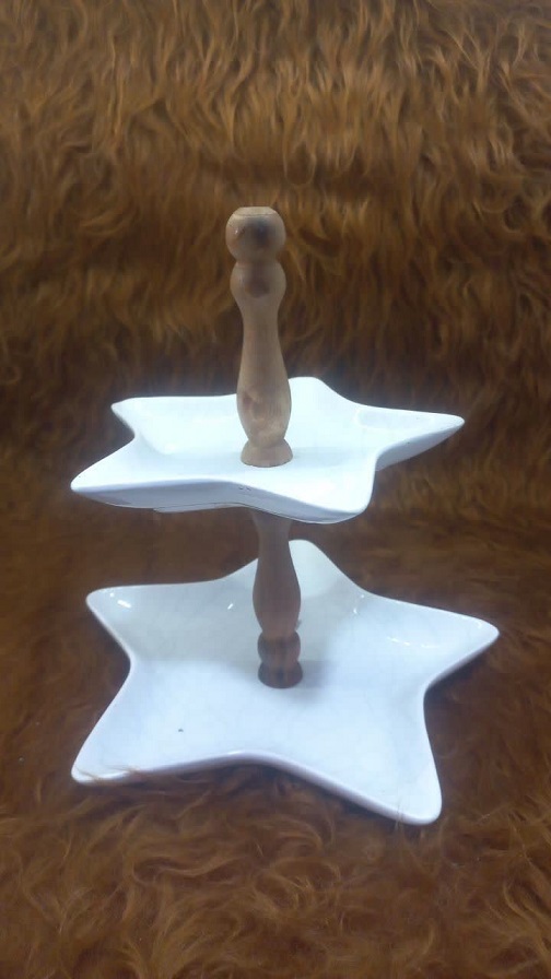 شيريني خوري سراميكي 2طبقه مدل ستاره